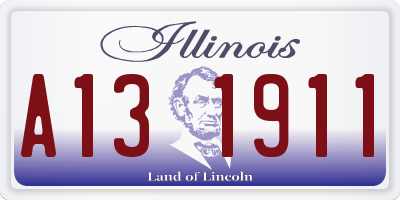 IL license plate A131911