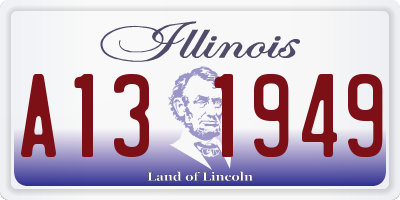 IL license plate A131949
