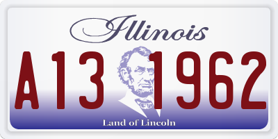 IL license plate A131962