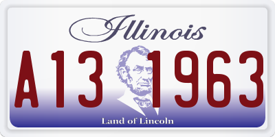 IL license plate A131963