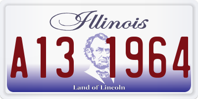 IL license plate A131964