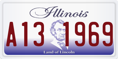 IL license plate A131969