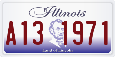 IL license plate A131971