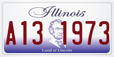 IL license plate A131973