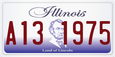 IL license plate A131975