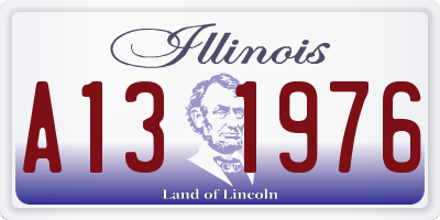 IL license plate A131976