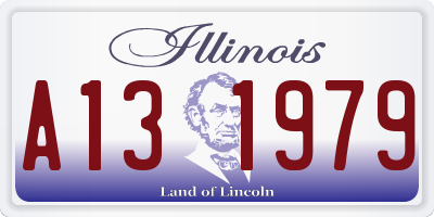 IL license plate A131979