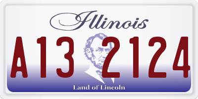 IL license plate A132124