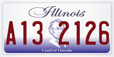 IL license plate A132126
