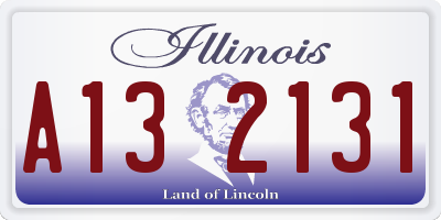 IL license plate A132131