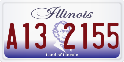IL license plate A132155