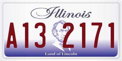 IL license plate A132171