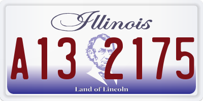 IL license plate A132175