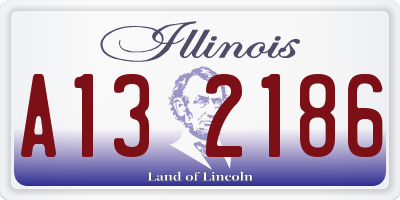 IL license plate A132186