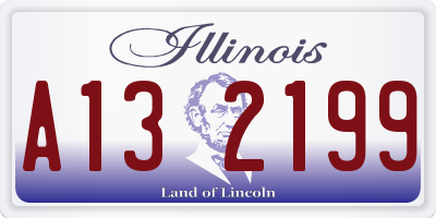 IL license plate A132199