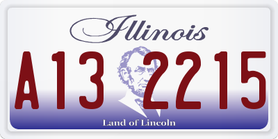 IL license plate A132215