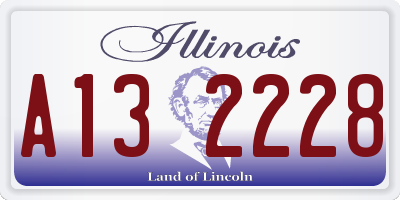 IL license plate A132228
