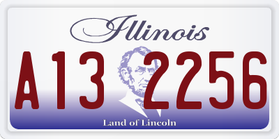 IL license plate A132256