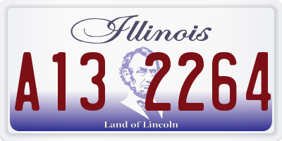 IL license plate A132264