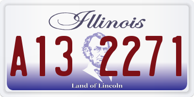 IL license plate A132271