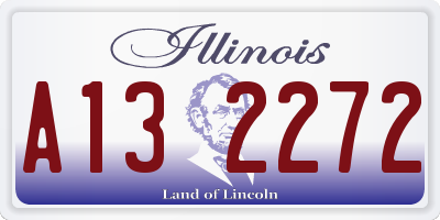 IL license plate A132272
