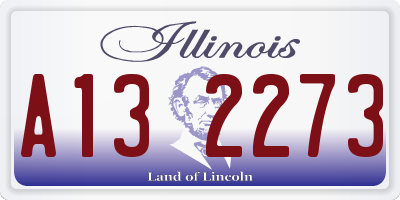 IL license plate A132273