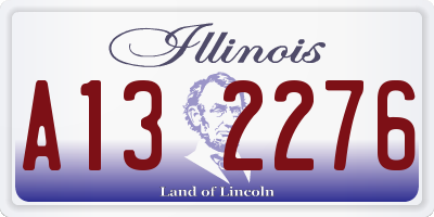 IL license plate A132276