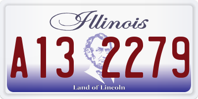 IL license plate A132279