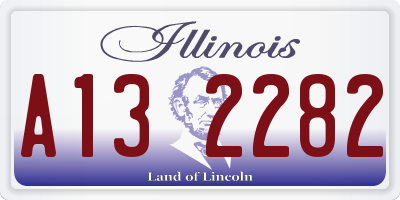 IL license plate A132282