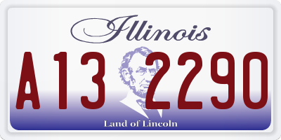 IL license plate A132290