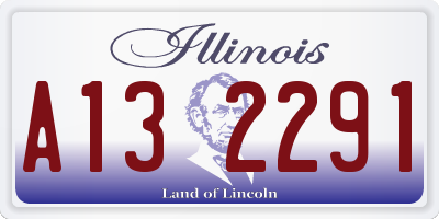 IL license plate A132291