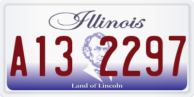 IL license plate A132297