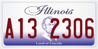 IL license plate A132306