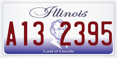 IL license plate A132395