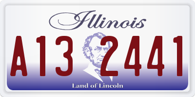 IL license plate A132441