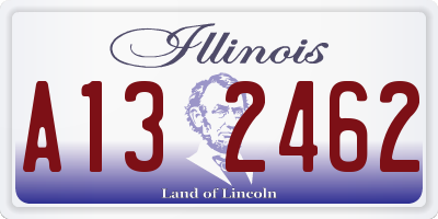 IL license plate A132462