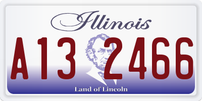 IL license plate A132466