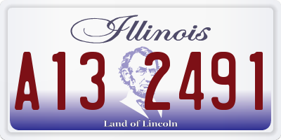 IL license plate A132491