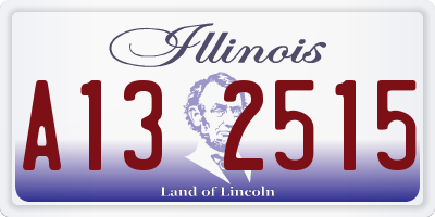 IL license plate A132515