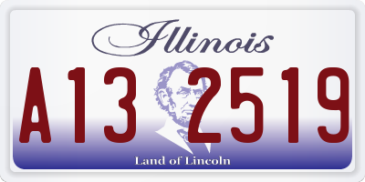 IL license plate A132519