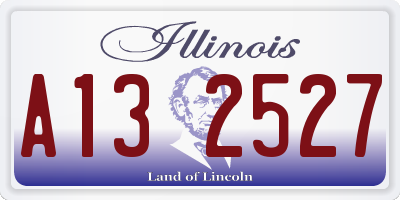 IL license plate A132527