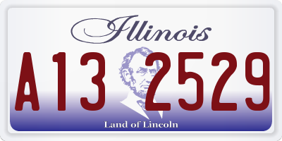 IL license plate A132529