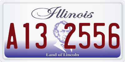 IL license plate A132556
