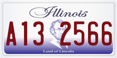 IL license plate A132566