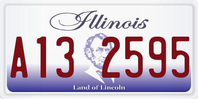 IL license plate A132595