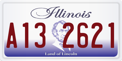IL license plate A132621