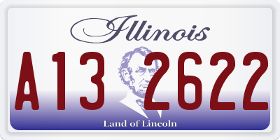 IL license plate A132622