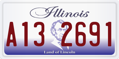 IL license plate A132691