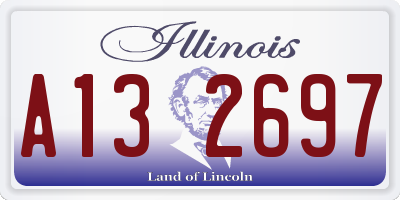 IL license plate A132697