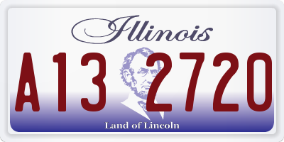 IL license plate A132720